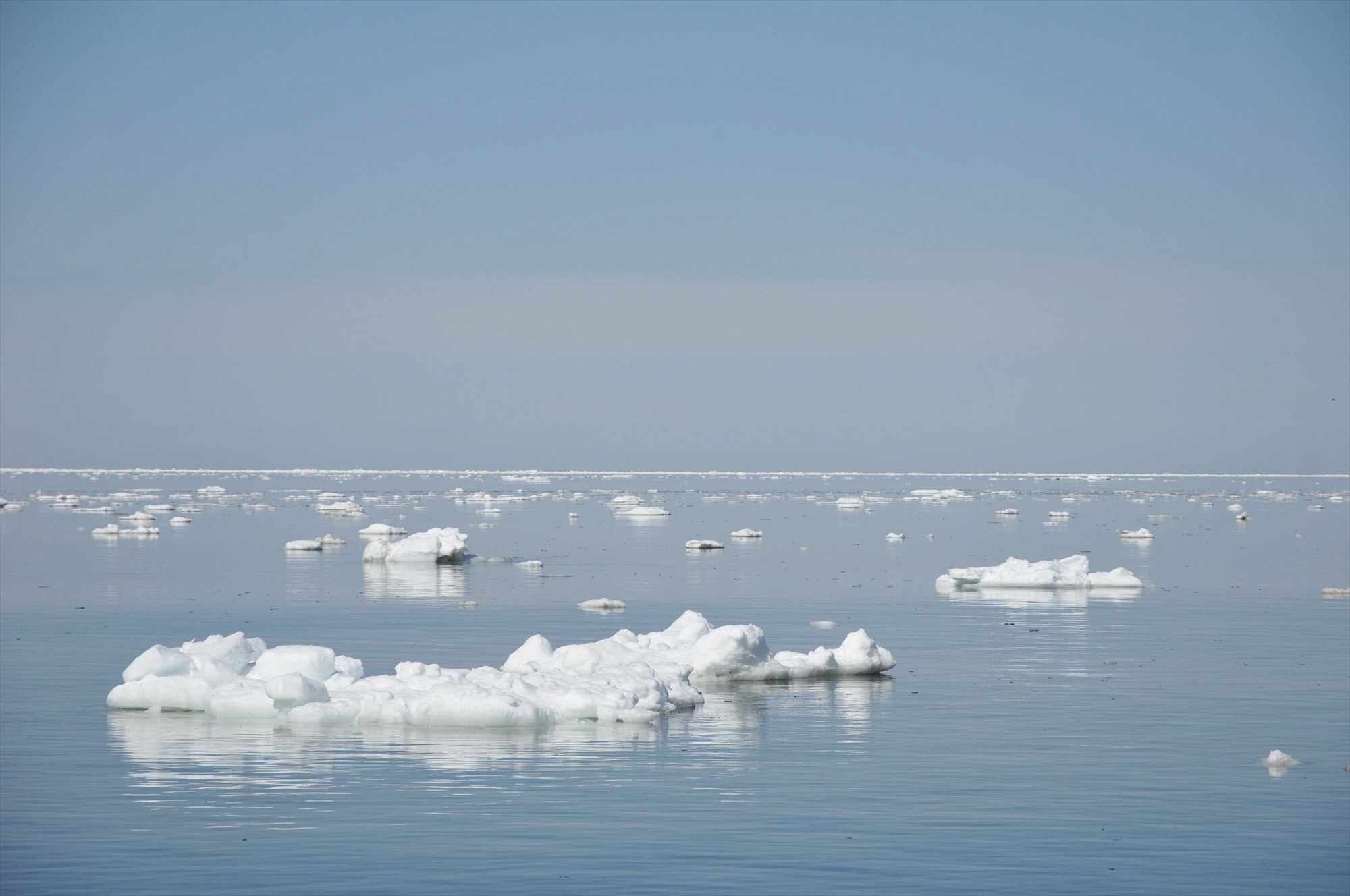 流氷（減少イメージ）