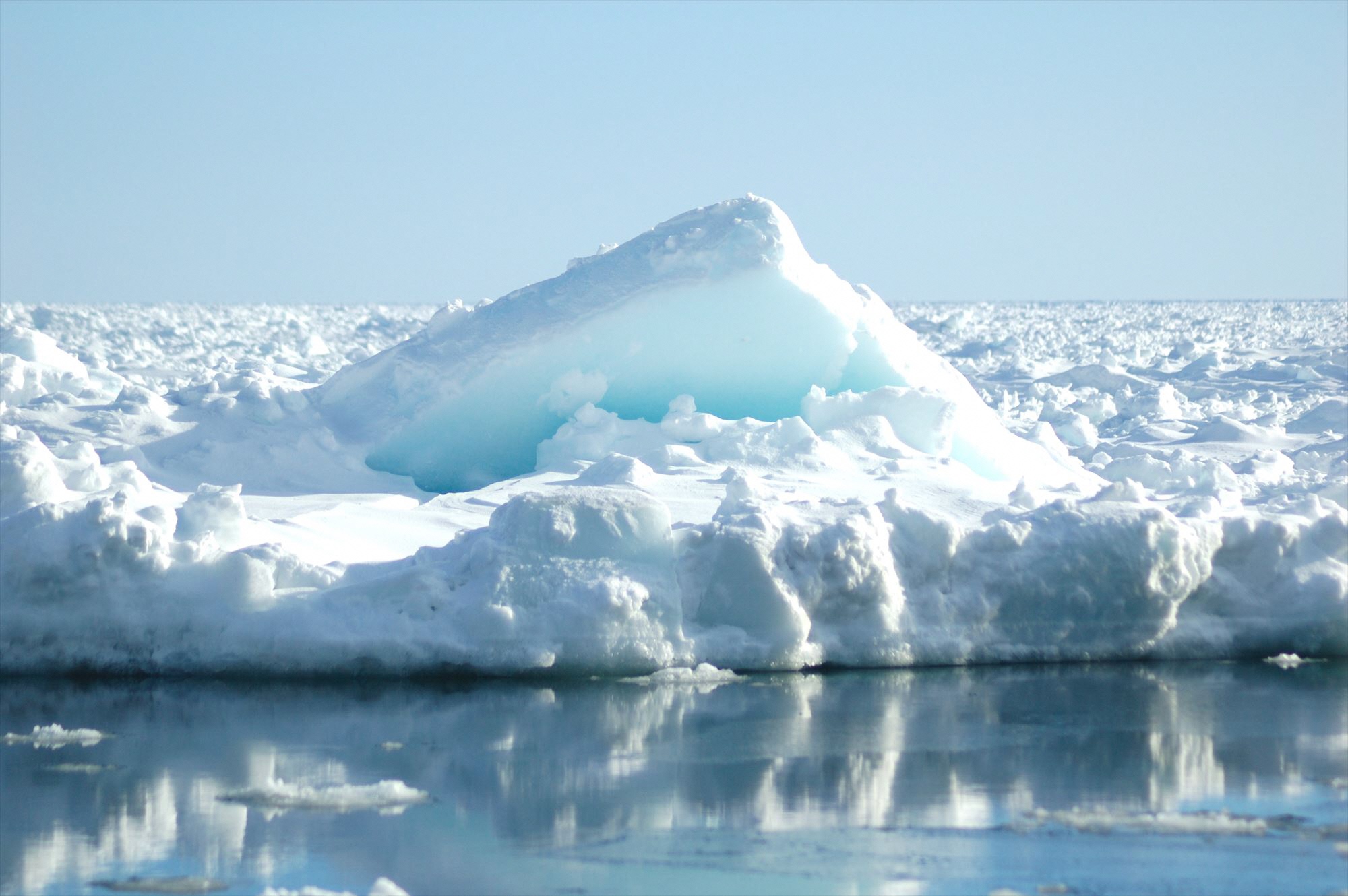 オホーツク海の流氷